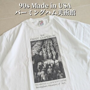 90s USA製 バーミングハム美術館 アート　Tシャツ 　L