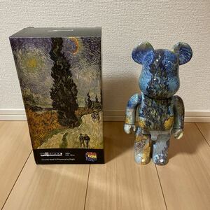BE@RBRICK Van Gogh Country Road in Provence by Night 400% 