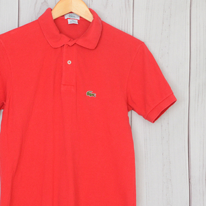 AＡ5468 ラコステ IZOD LACOSTE ポロシャツ 半袖 S 肩幅42 USA メール便可 xq