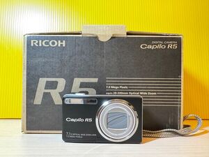 小a239 RICOH Caplio R5 ブラック コンパクトデジタルカメラ デジカメ リコー