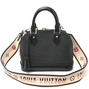 LOUIS VUITTON ルイヴィトン アルマ BB M59217 2WAY ミニ ハンド ショルダーバッグ エピ・レザー ブラック×ゴールド金具 レディース