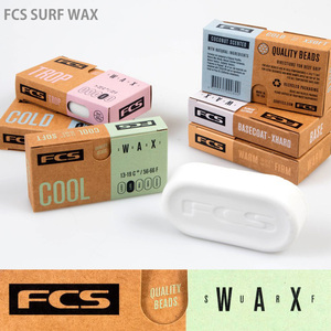 単品販売■FCS SURF WAX■FCSからサーフワックス新登場! 種類選べます(COLD・COOL・WARM・TROPICAL・BASE)／サーフボード サーフィン