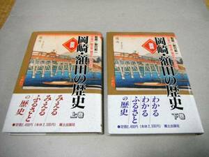 ２冊揃「図説 岡崎・額田の歴史　岡崎市・額田郡(額田町・幸田町) 上・下巻」新行紀一/監修