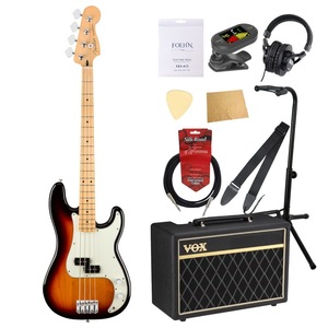 エレキベース 入門セット フェンダー プレべ Player Precision Bass MN 3TS VOXアンプ付き 10点セット Fender ベース 初心者セット