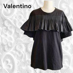 VALENTINO ヴァレンティノ フリル袖 Tシャツ カットソー