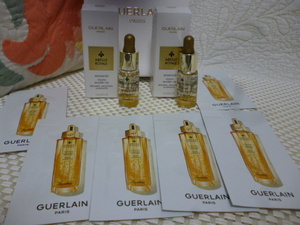 ☆未使用 GUERLAIN☆ゲラン アベイユ ロイヤル アドバンスト ウォータリー オイル＜オイル状美容液＞5ｍｌ×2、0.5ｍｌ×6　13ｍｌ分