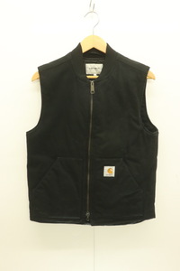 【中古】 Carhartt WIP メンズベスト ジレ M classic vest Carhartt WIP M 黒 ブラック ロゴ