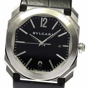 ブルガリ BVLGARI BG041S オクト ヴェロッチェシモ クロノ デイト 自動巻き メンズ 箱・保証書付き_805095