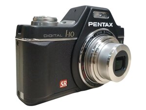 美品 ◎PENTAX ペンタックス Optio I-10 コンパクトデジタルカメラ クラシックブラック ボディ 本体 箱付き 黒 写真 撮影