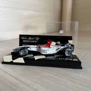 【A0238-6】『1/43 ミニチャンプス BAR HONDA 006 T. SATO ♯10』 モデルミニカー レーシングカー（同梱可）