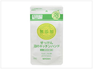 ［即決・送料無料］ミヨシ せっけん泡のキッチンハンド 詰替用 220ml 無添加