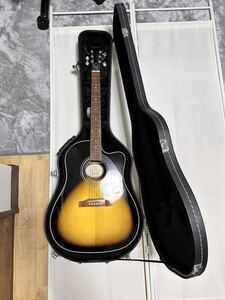 エピフォン　epiphone AJ-210CE VS 19121302221 GUARANTEED 楽器 弦楽器 ケース付 