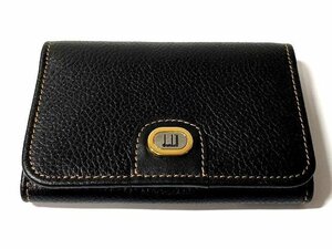 美品　dunhill　ダンヒル　6連キーケース　レザー　黒　イタリア製