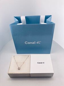 新品 canal4℃ ネックレス エターナル シルバー ダイヤモンド　アクアマリン　タンザナイト プレゼント ギフト 贈答用 カナルヨンドシー　