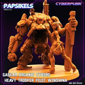 GASKAR ORGANIC CYBORG HEAVY TROOPER PILOT WINOWNA