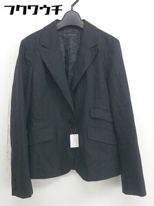 ◇ green label relaxing UNITED ARROWS 1B シングル 長袖 テーラード ジャケット サイズ38 ブラック レディース