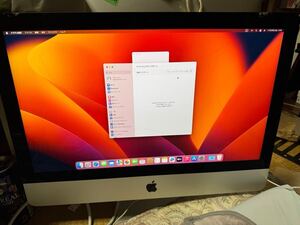 iMac Retina4K Mid2017 Corei7 メモリ16GB／SSD256GB Mac OS Ventura Office対応　現状中古品　【1台限定】