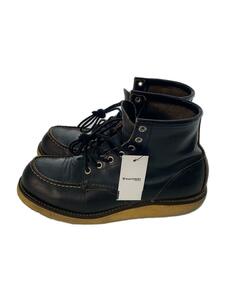 RED WING◆レースアップブーツ/-/BLK/レザー/8130