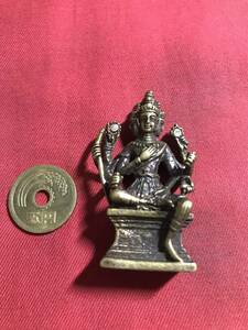 四面仏像　　銅製　　時代物　　　仏像　　　珍しい　　　チベット関連？