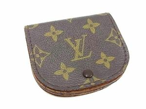 1円 LOUIS VUITTON ルイヴィトン M61970 モノグラム ポルトモネグセ コインケース コインパース 小銭入れ 財布 ブラウン系 FB4009