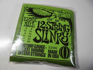 EARNY BALL エレキ弦 12弦 8+8～22+40 アーニーボール 12-Strings Slinky 旧パッケージ 未使用品