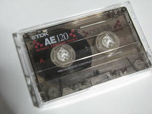 使用済み　中古　カセットテープ　TDK　AE120　　ノーマル　Type1 120分　 1本 　No.5152