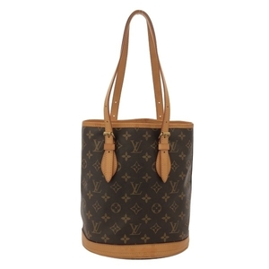 ルイヴィトン LOUIS VUITTON ショルダーバッグ M42238 プチ・バケット モノグラム・キャンバス - FL0061 バッグ モノグラム