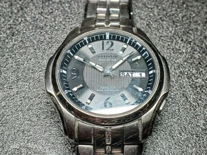 CITIZEN シチズン　ATTESA アテッサ　Eco Drive エコドライブ GN-4W-S H100-T0601 電波ソーラー　腕時計　黒文字盤　稼働品　