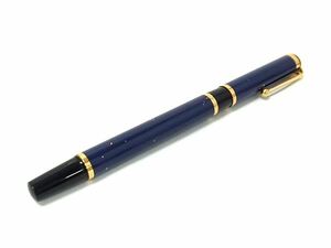 1円 ■美品■ WATERMAN ウォーターマン ペン先 18K 750 18金 万年筆 筆記用具 文房具 ステーショナリー メンズ ブルー系 FB8234