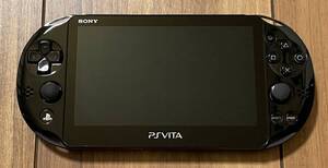 【動作確認済】 PlayStation Vita Wi-Fiモデル ブラック PCH-2000ZA11 / PSVita