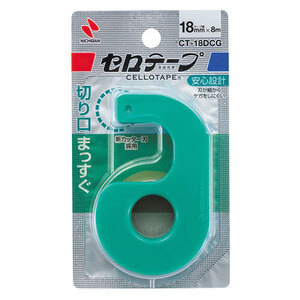 【10個セット】 ニチバン 小巻セロテ-プカッター付 18mm グリーン NB-CT-18DCGX10 /l