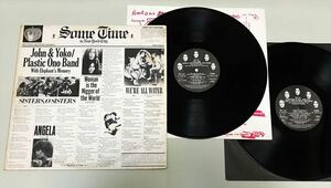 ◆オランダORG 2枚組LP◆ JOHN LENNON & YOKO ONO / PLASTIC ONO BAND / SOME TIME IN NEW YORK CITY ◆ポストカード付き