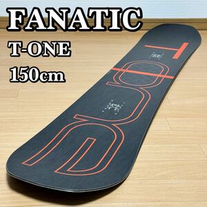 【美品】FANATIC T-ONE 150cm スノーボード ボード板 18-19年モデル バリオキャンバー ファナティック ティーワン 貴重品 希少品 入手困難