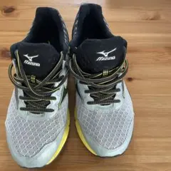 Mizuno ランニングシューズ グレー/イエロー