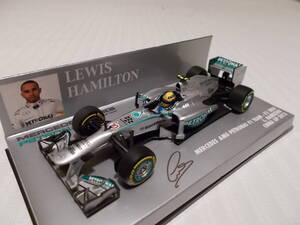 ミニチャンプス 1/43 メルセデス AMG ペトロナス F1 チーム F1 W04 L.ハミルトン CHINA GP 2013　MERCEDES F1 TEAM W04 L.HAMILTON 2013