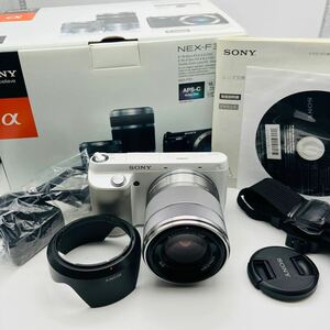 【極美品動作確認済み】SONY α NEX-F3 E 18-55mm F3.5-5.6 OSS ソニー ミラーレス一眼 カメラ ボディ レンズ