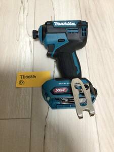 makita マキタ 充電式インパクトドライバ　TD003G 40V 36V　使用頻度２回程度　美品中古品⑦