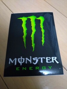 黒　　１枚　モンスター　 エナジー　ドリンク　 ステッカー 　非売品　 　 MONSTER ENERGY 