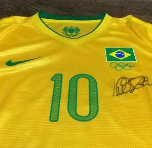 [値下げ交渉] 2012年 ロンドンオリンピック ブラジル代表 10 オスカル 選手支給品 NIKE 検/LONDON OLYMPIC BRAZIL OSCAR MATCH ISSUE SHIRT