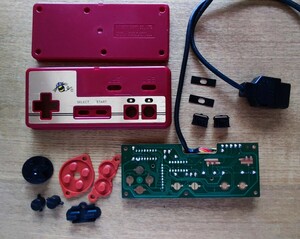 【分解掃除済み】FC　ハドソン　ジョイカード　ファミコンコントローラー　動作未確認