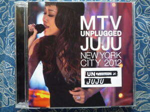 ◇JUJU / MTV UNPLUGGED JUJU ※盤面きれいです。☆日本人女性アーティストとして史上初NYでのMTVアンプラグド音源をフルコンプリート