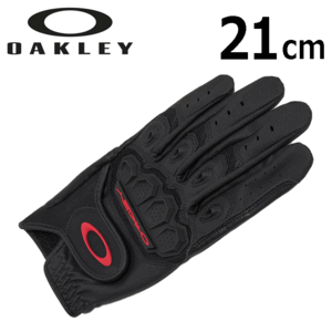 OAKLEY FOS901695 OAKLEY ICON GOLF GLOVE【オークリー】【ゴルフグローブ】【左手用】【02E/Blackout】【21cｍ】【Glove】