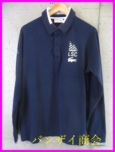 1111s4◆良品です◆LACOSTE ラコステ セーリングクラブ 長袖ポロシャツ 5/マリン/ゴルフジャケット/スポーツ/スイングトップ/メンズ/男性