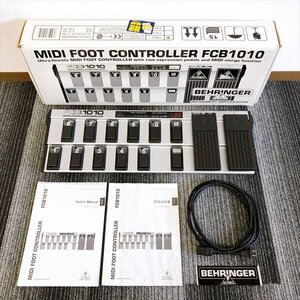 410*BEHRINGER ベリンガー MIDI フットコントローラー FCB1010