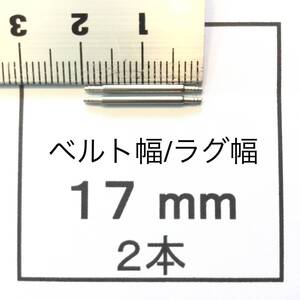 腕時計 ばね棒 バネ棒 2本 17mm用 150円 送料込 即決 即発送 画像3枚 y