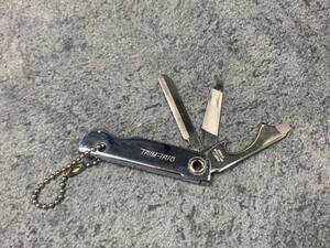 【 ヴィンテージ トリムトリオ マルチツール 】TRIM TRIO KNIFE KEY CHAIN レトロ ナイフ