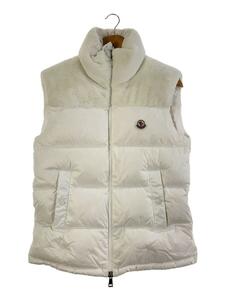 MONCLER◆23AW Lempa/襟・裾汚れ有/ダウンベスト/ナイロン/WHT/I20931A00046