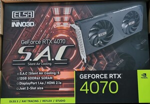 ELZA_【未開封新品】ELZA GeForce RTX 4070 S.A.C 