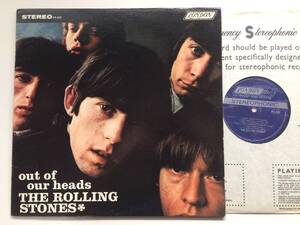 〇ROLLING STONES, OUT OF OUR HEADS, UK EXPORT FFRR DECCA LONDON STEREO, PS.402, 輸出仕様ステレオ