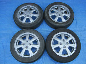 ダイハツ純正 14インチ ホイール 155/65R14 4本 14Ｘ4 1/2J PCD 100 +45 4.5J #Ｗ121